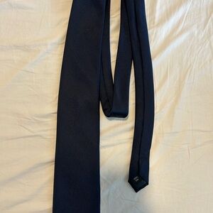 Navy Blue Men's Tie 100% silk